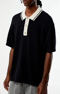 Pacsun Milton Textured Polo Sweater Shirt