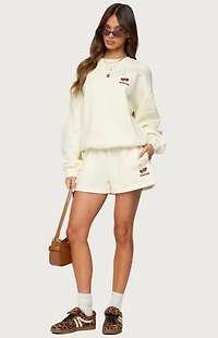 Edikted Cherry Babe Sweatshirt