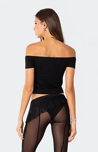 Edikted Trixie Off Shoulder Top