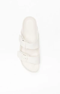 Birkenstock Women's Arizona Essentials Slide Sandal Eggshell