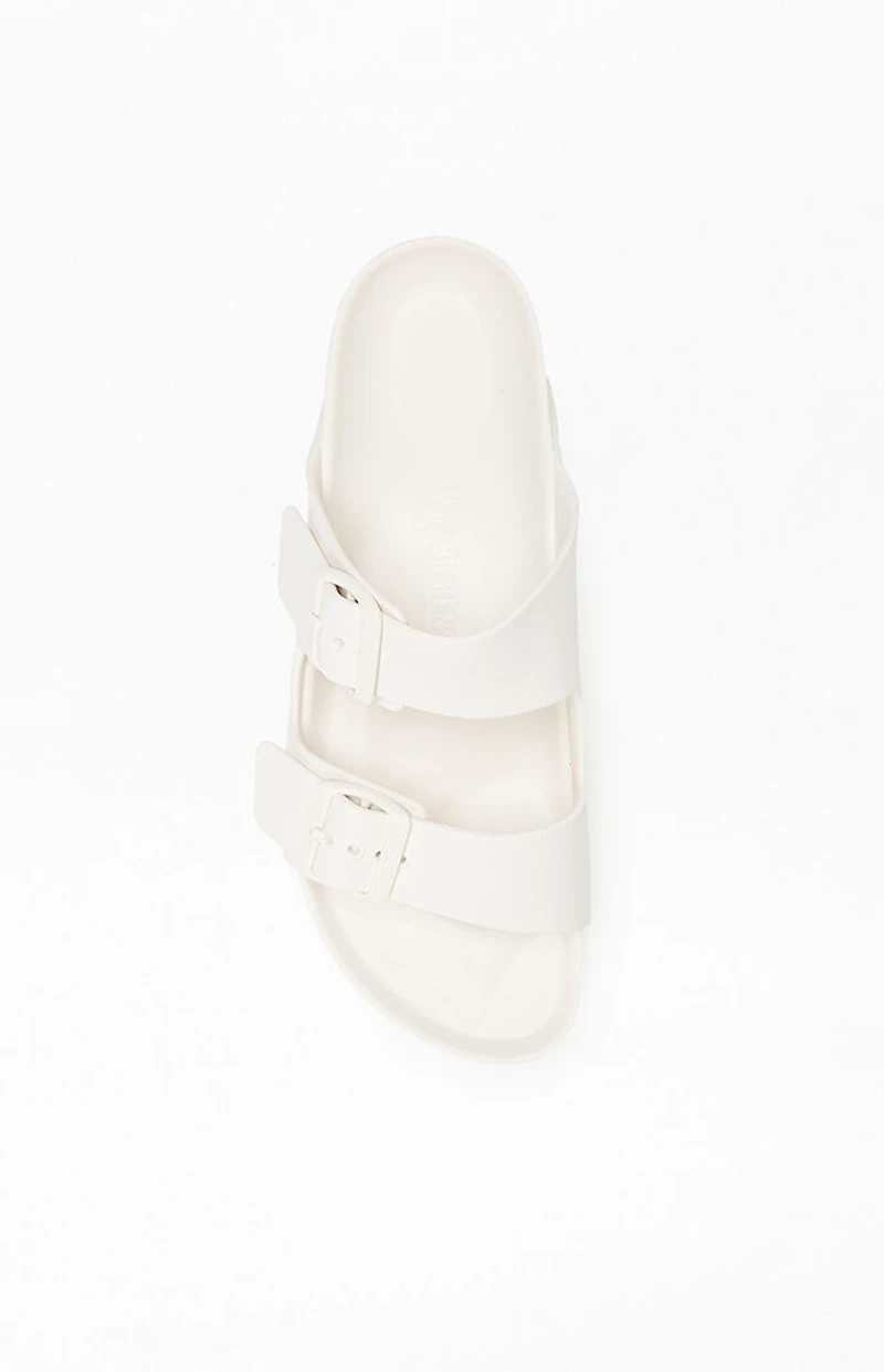 Birkenstock Women's Arizona Essentials Slide Sandal Eggshell