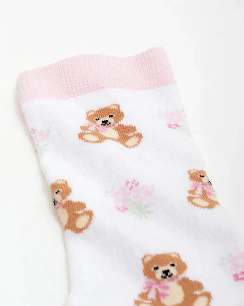 Doublesoul 3 Pack Sweetly High Crew Socks
