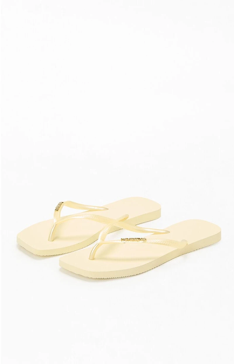 Havaianas Women's Slim Square Metallic Sandals