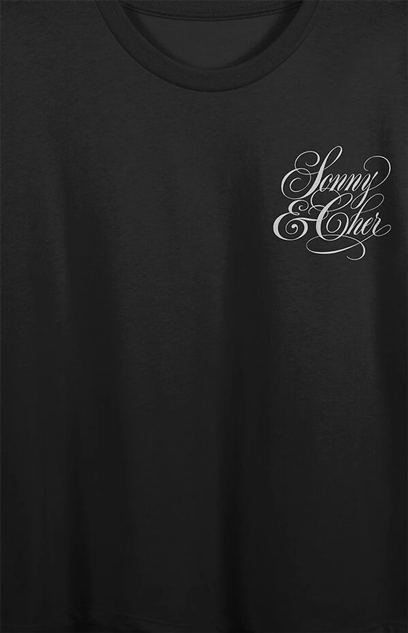 Sonny & Cher Two Of Us Cropped T-Shirt
