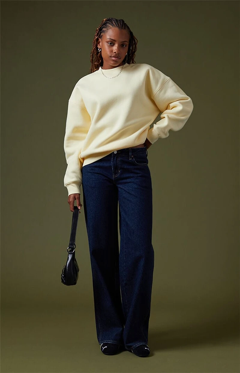 Pacsun Ultra Soft Fleece Core Crew Neck Sweatshirt