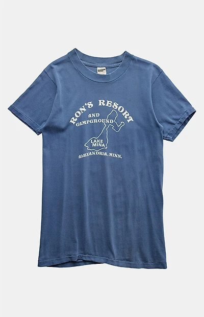 PS VINTAGE 80s Ron's Resort and Campground Minnesota Graphic T-Shirt