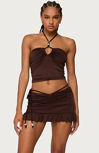 Edikted Koda Bead Halter Top