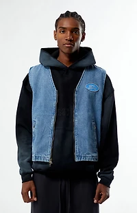 FORD Denim Zip Up Vest