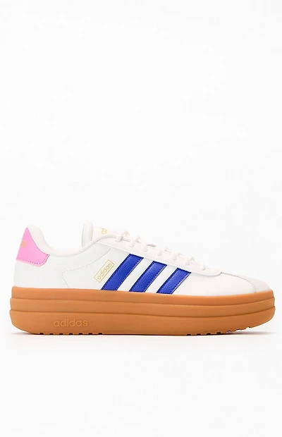 adidas Women's Pink & Blue VL Court Bold Sneakers