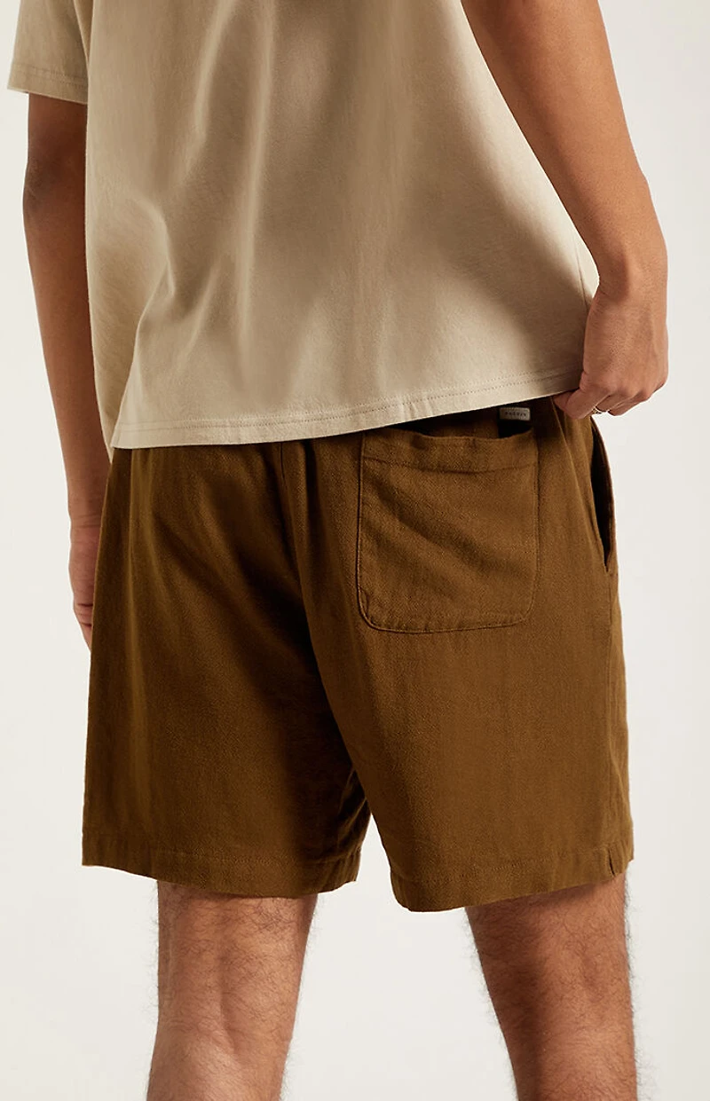 Pacsun Brown Linen Shorts