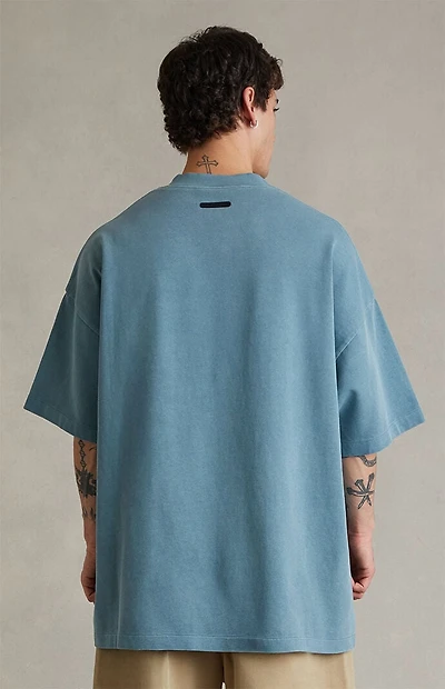 Fear of God ESSENTIALS Faded Coastal Campus '90s Short Sleeve T-Shirt