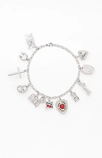 John Galt Silver Charm Bracelet