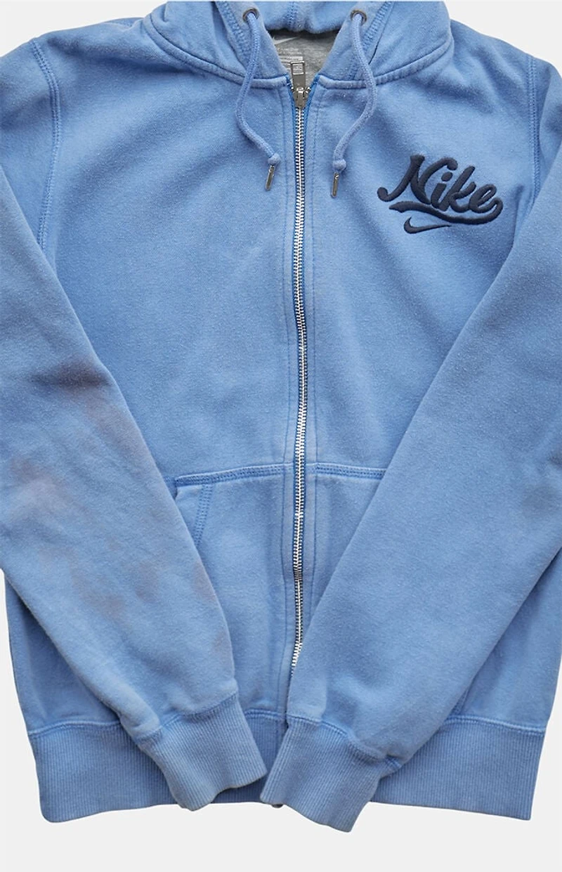 PS VINTAGE 2000s Light Blue Nike Full Zip Hoodie