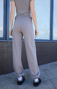 John Galt Light Gray Hilary Yoga Sweatpants