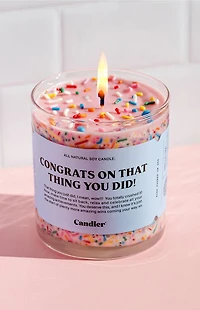 Candier Congrats Candle
