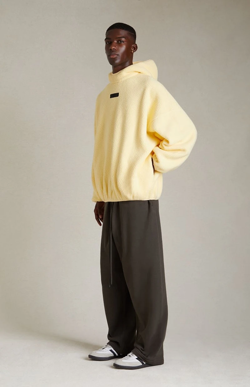 Fear of God ESSENTIALS Garden Yellow Polar Fleece Hoodie