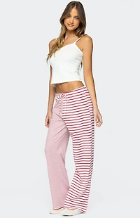 Edikted Laken Mixed Striped Pants