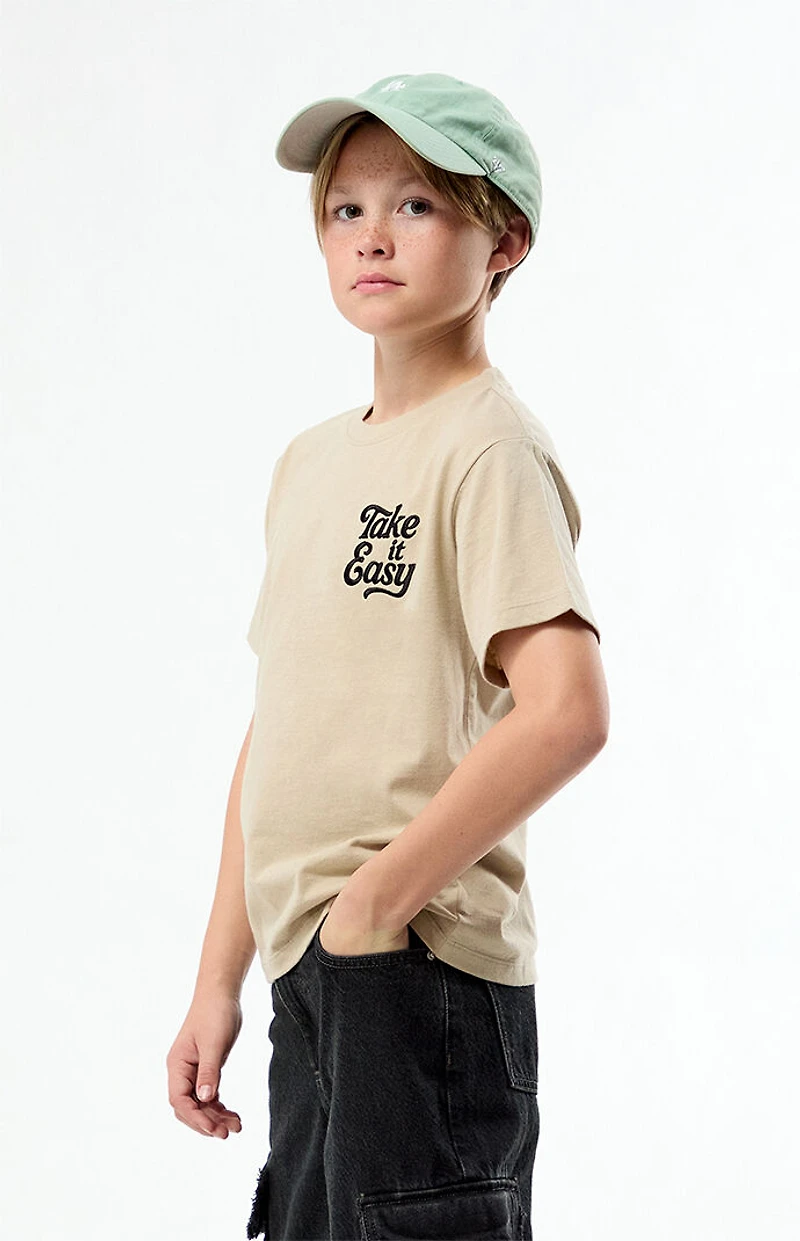 Pacsun Kids Take It Easy Embroidered T-Shirt