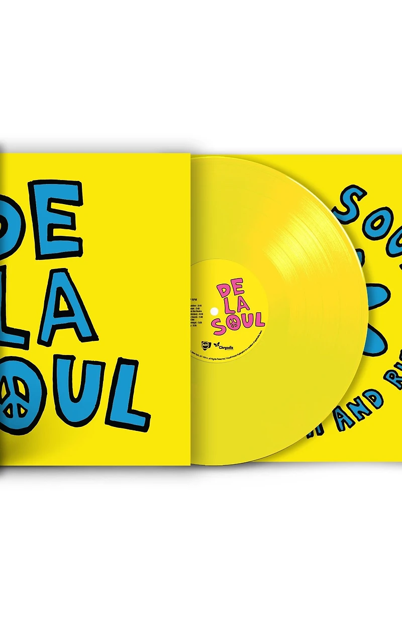 De La Soul 3 Feet High And Rising Vinyl Record (Yellow Vinyl)