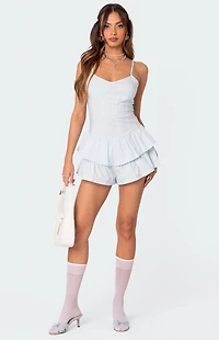 Edikted Beatrice Ruffled Romper