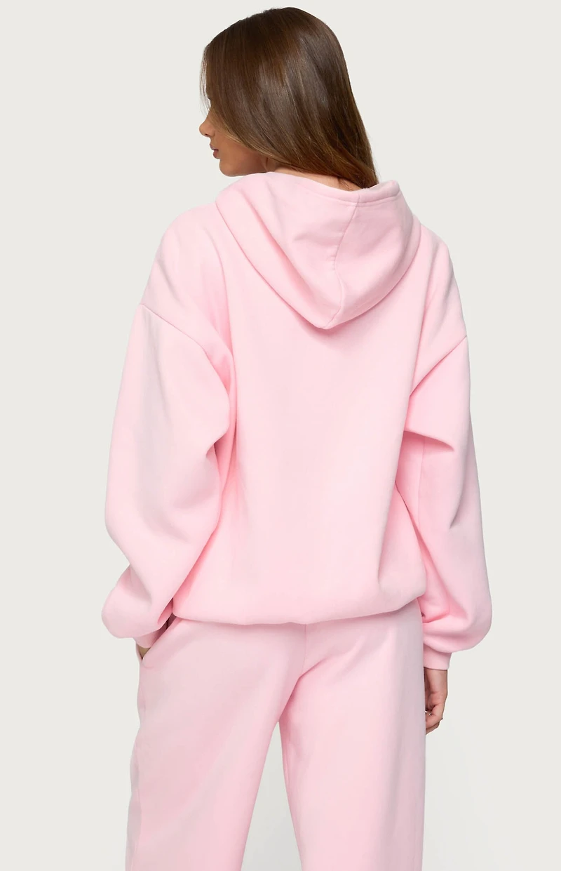 Edikted Lucky 8 Oversized Hoodie