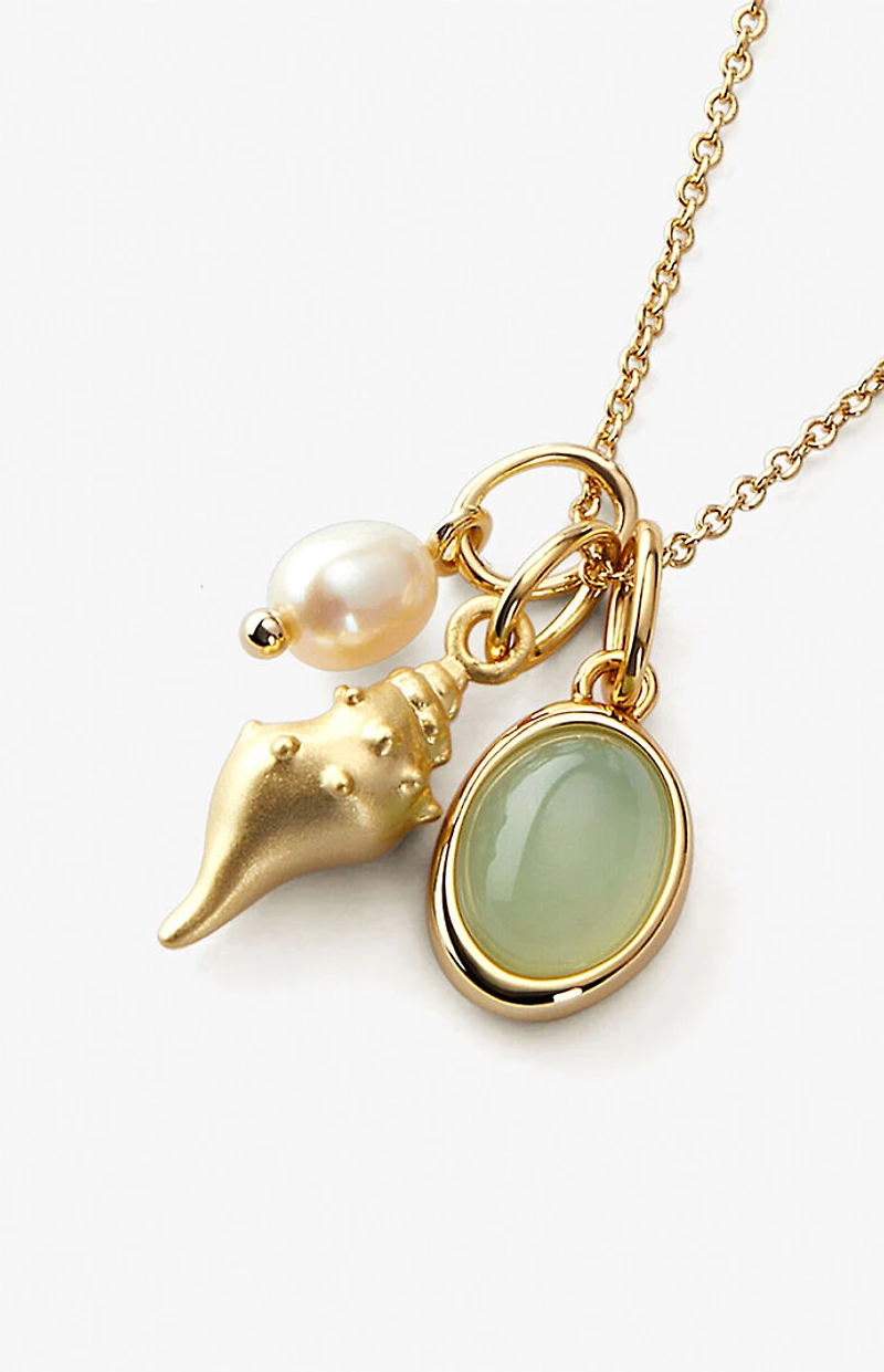 Ana Luisa Ocean Gold Charm Necklace