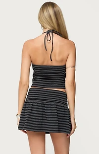 Edikted Moria Striped Halter Top