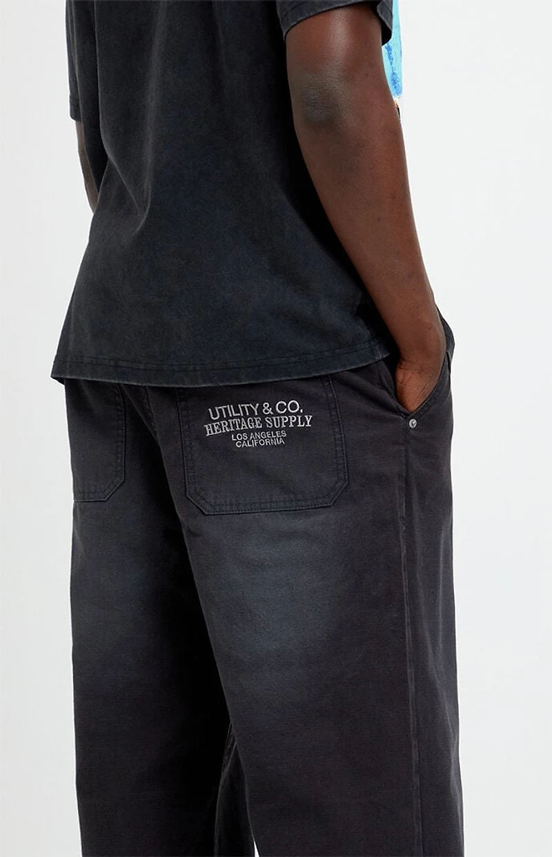 Pacsun Blake Extreme Baggy Pants Carpenter Black