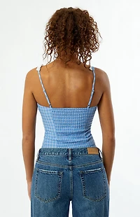 Your Favorite Plaid Corset Tank Top