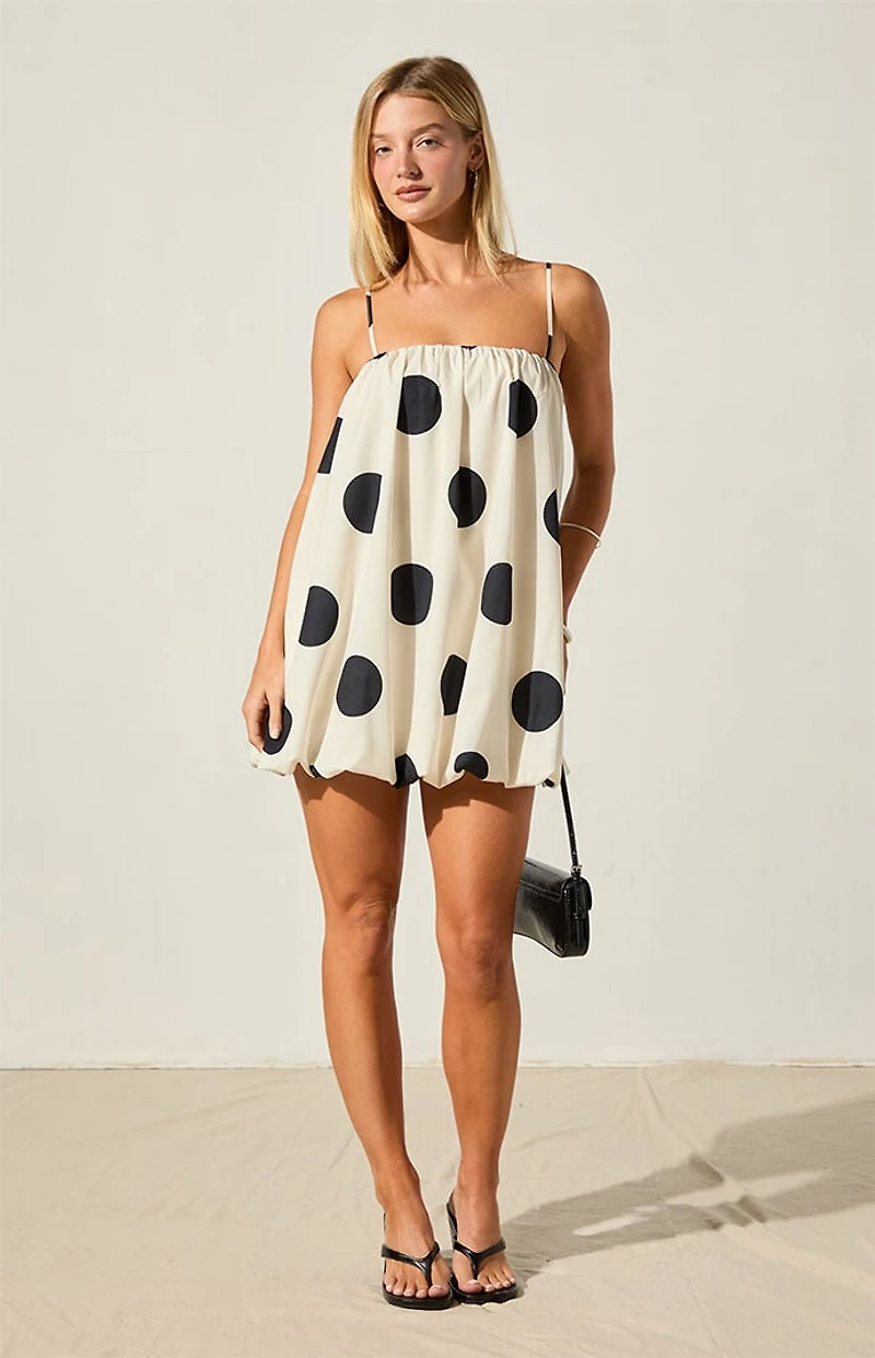 Beverly and Beck Penelope Polka Dot Bubble Mini Dress