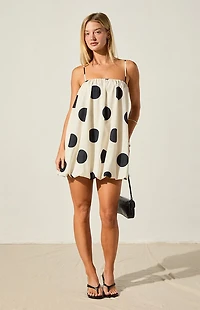 Beverly and Beck Penelope Polka Dot Bubble Mini Dress