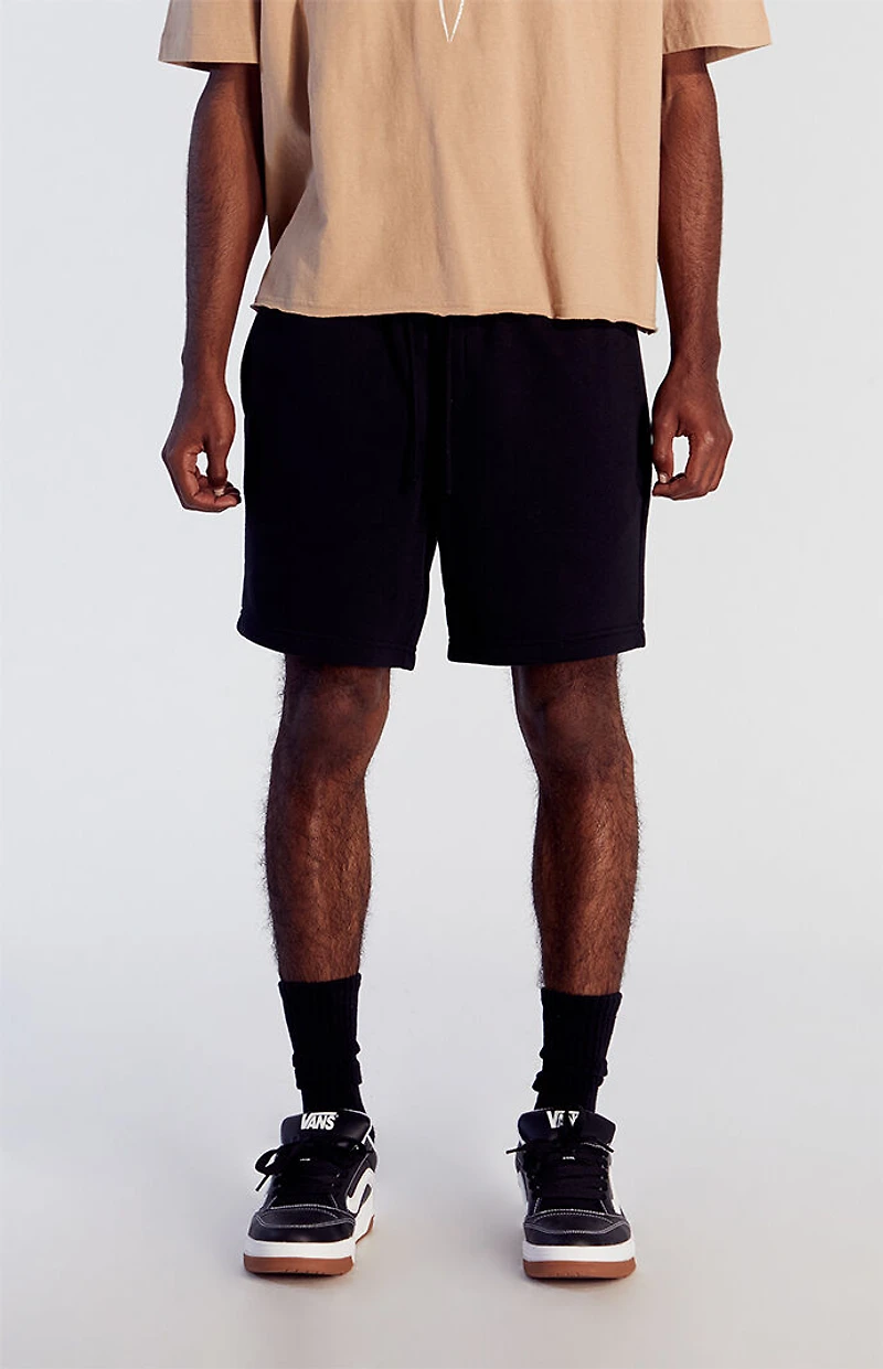 Pacsun Fleece Black Sweat Shorts