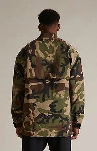 Fear of God ESSENTIALS Woodland Camo Military Nylon Overshirt Jacket