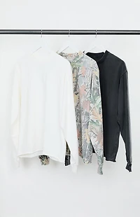 Pacsun 3 Pack Premium Cropped Long Sleeve T-Shirts