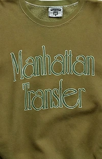PS VINTAGE 90s Manhattan Transfer Crew Neck Sweatshirt
