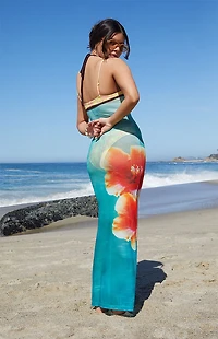 Hawaiian Tropic Tropical Coast Swim Cover-Up Dress