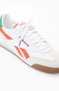 Reebok White & Orange Campio XT Shoes