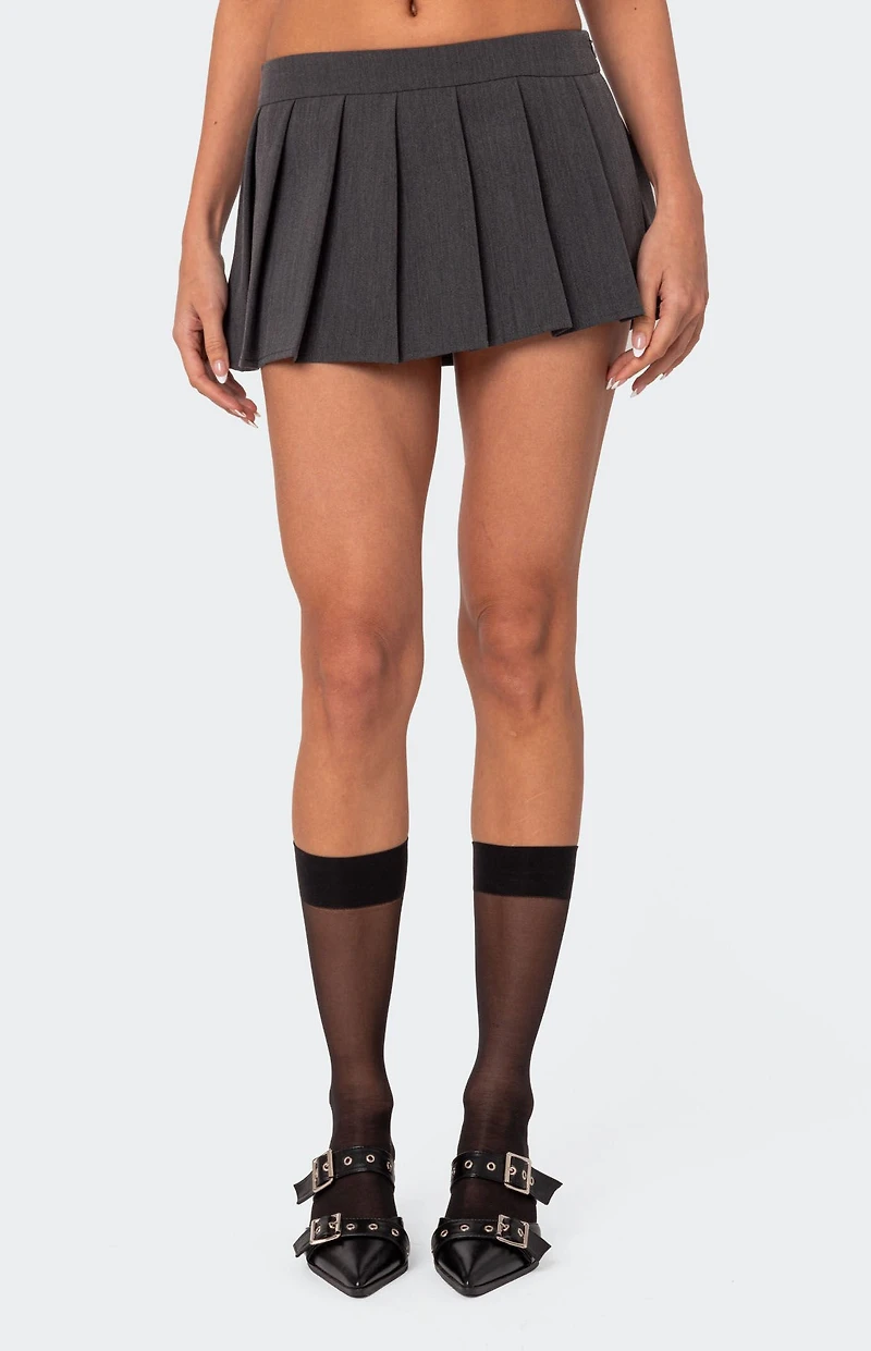 Edikted Ariana Pleated Micro Skort