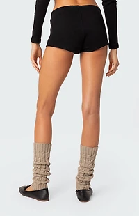 Edikted Rebekah Ribbed Shorts