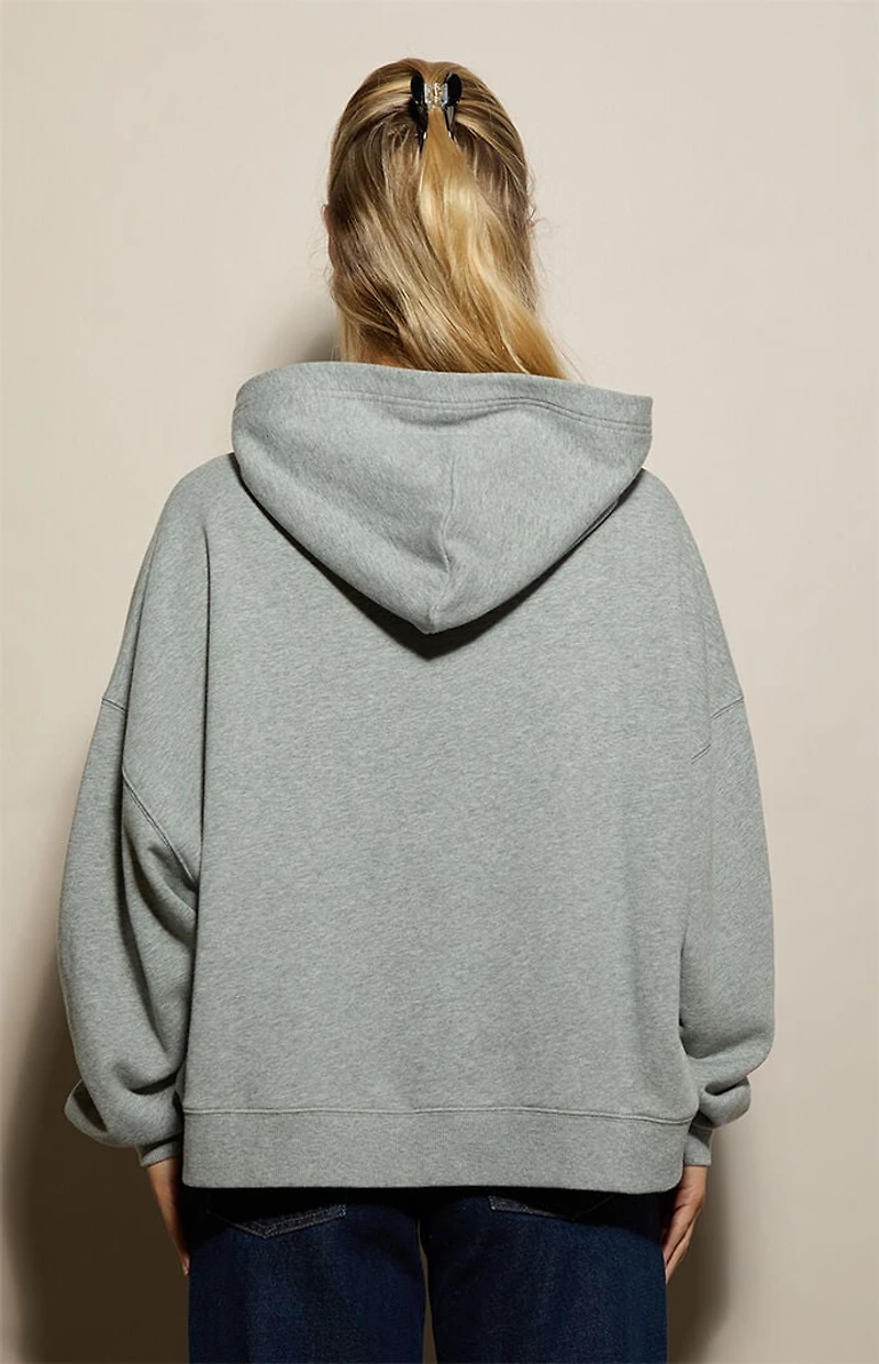 Pacsun Heather Grey Weekend Fleece Hoodie