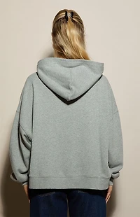 Pacsun Heather Grey Weekend Fleece Hoodie