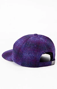 Awake NY Purple Harris Tweed 6 Panel Dad Hat