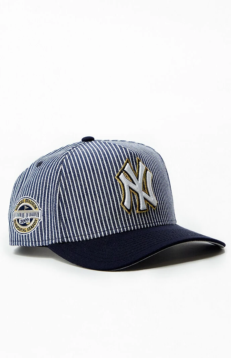 New Era x PS Reserve NY Yankees Striped Denim 9FORTY Hat
