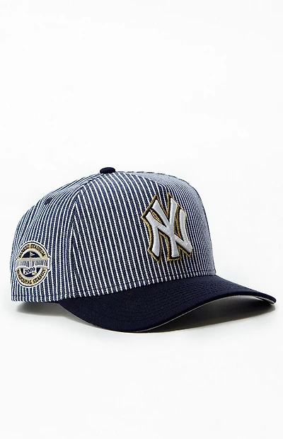 New Era x PS Reserve NY Yankees Striped Denim 9FORTY Hat