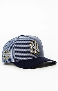 New Era x PS Reserve NY Yankees Striped Denim 9FORTY Hat