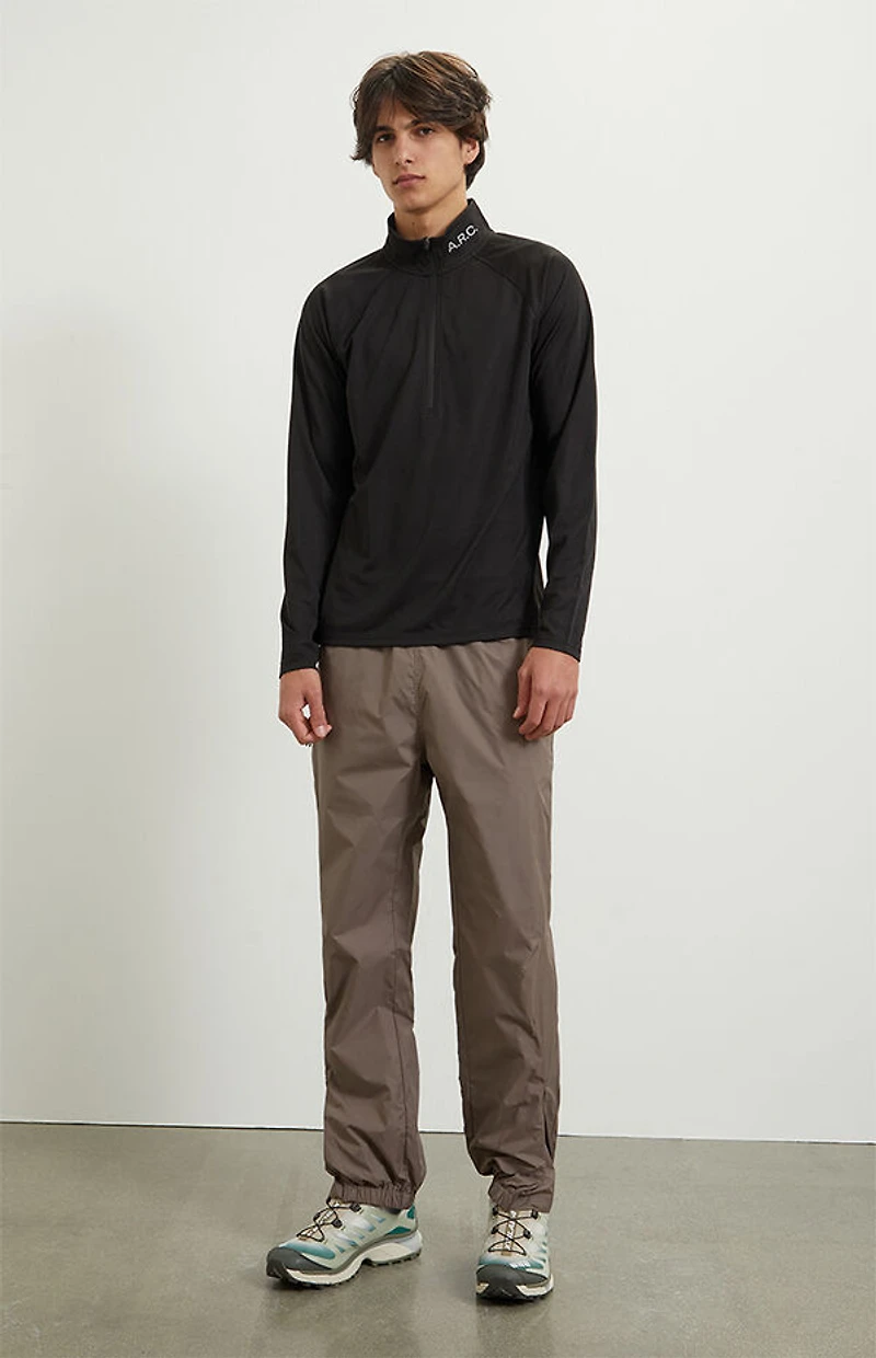 A.R.C. Active Black Performance Mid Layer Long Sleeve T-Shirt