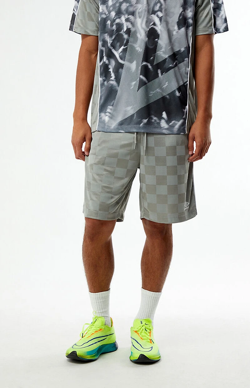 Umbro Gray Checkered Shorts