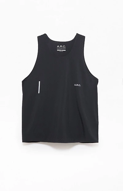 A.R.C. Black Active Perforated Tank Top