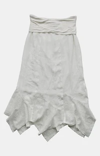 PS VINTAGE 2000s Midi Foldover  Skirt