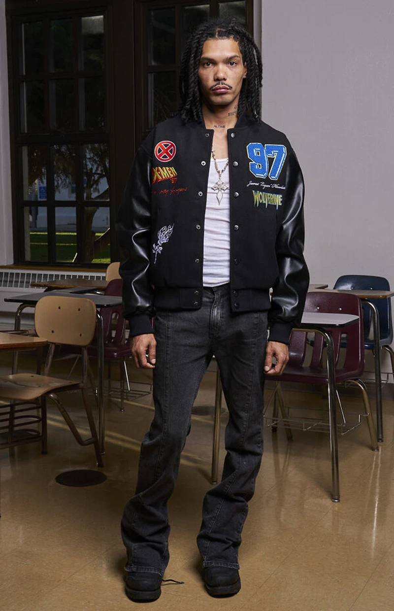 Civil x X-Men '97 Wolverine Slash Varsity Bomber Jacket